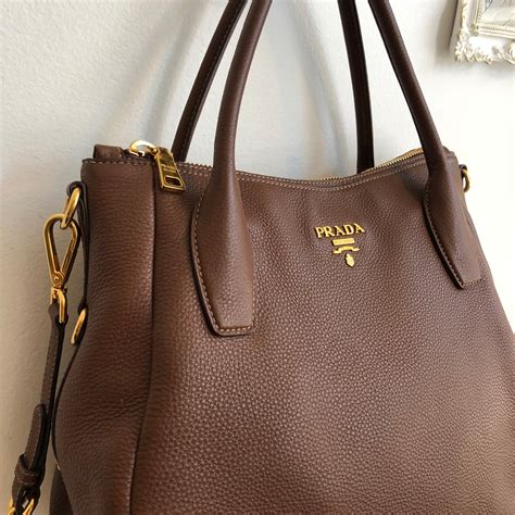 prada light brown bag|prada brown leather handbag.